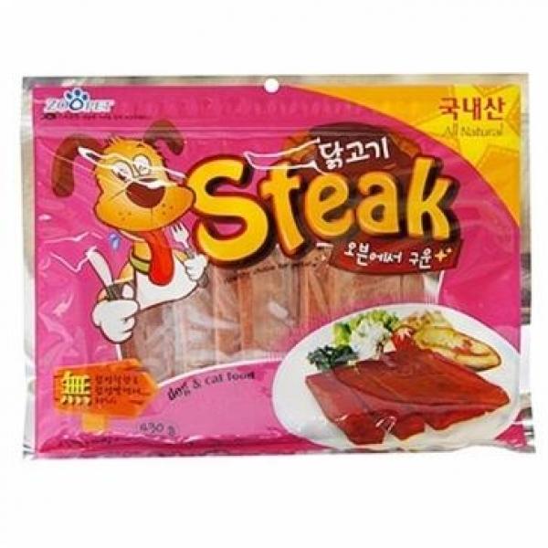 쥬펫 닭고기 스테이크 (430g) 애완간식 강아지간식 애견간식 애묘간식 고양이간식
