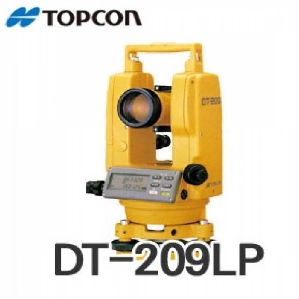탑콘 DT-209LP 레이저데오도라이트(표시5초독.정도9초.단면LCD) 광파기 데오도라이트 강파기 측량기 DT-205L DT-209