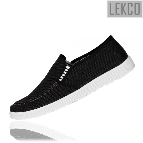 LEKCO 남녀공용 신발 가벼운 슬립온 캐주얼화 BG-501 블랙 남성화 슬립온 스니커즈 남자신발 운동화