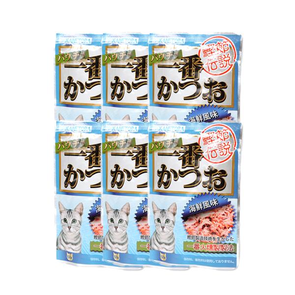카네토라 해물맛 파우치 60g 6개입 고양이간식 고양이파우치 애묘간식 애묘파우치 카네토라