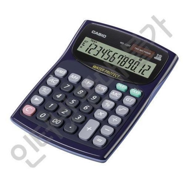 카시오 계산기(방수형) 4171537 전자계산기 계산기 계산 사무용품 방수계산기