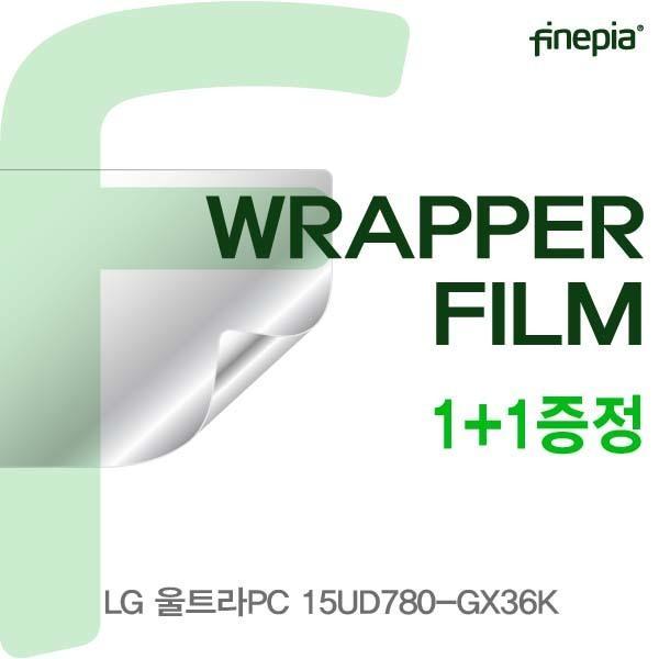 LG 울트라PC 15UD780-GX36K용 WRAPPER필름 스크레치방지 상판 팜레스트 트랙패드 무광 고광 카본
