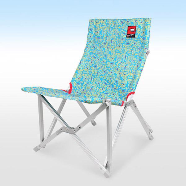 엔릿 키스해링 미니 이지체어 (블루) 캠핑용품 캠핑의자 휴대의자 캠핑장비 등산의자