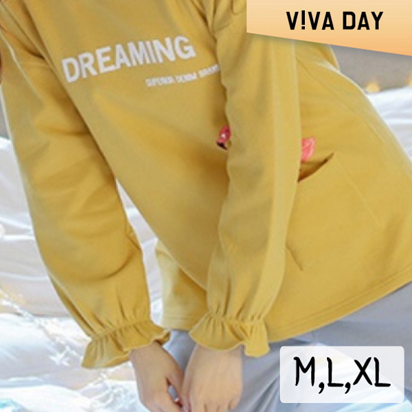 VIVA-M156 영문 홈웨어세트 홈웨어 잠옷 실내용웨어 홈웨어옷 여성잠옷 여자잠옷 잠옷세트 홈웨어세트 실내홈웨어 수면잠옷