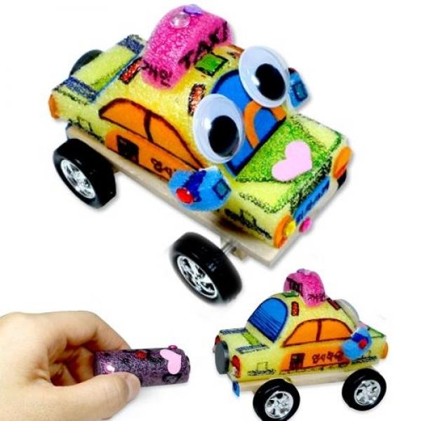 (만들기재료)꼬마 자석 자동차 장난감 만들기 5개묶음 만들기재료 장난감만들기 공상과학자동차만들기 어린이집만들기 유치원만들기 만들기수업