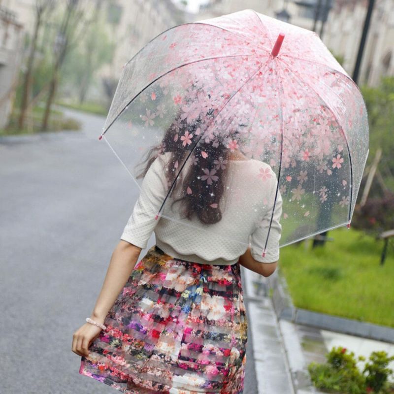 이쁜 투명 패션 장우산 튼튼한 예쁜 자동 우산 고급 비닐우산 투명우산 장우산 튼튼한우산 우산