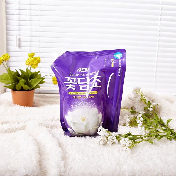 LG 샤프란 꽃담초 섬유유연제 세탁용품 자스민 리필