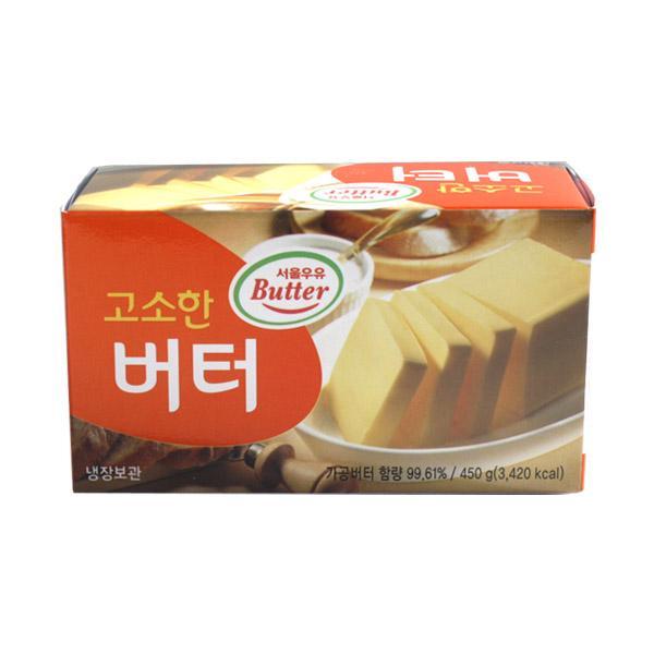(냉장)서울우유 고소한 버터450g 버터 서울우유 고소한버터 식자재 식품