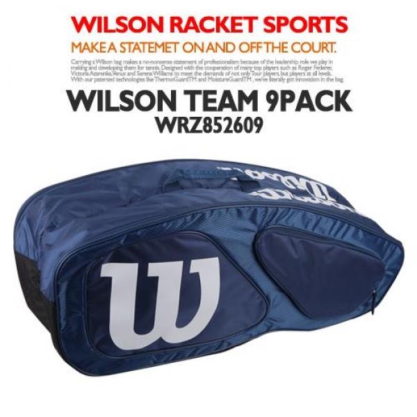 윌슨 WRZ852609 팀2 9PK 가방 네이비 테니스가방 라켓가방 테니스 윌슨가방 스포츠가방