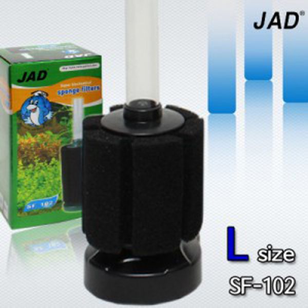 JAD 스텐드형 스펀지여과기-L SF-102 한강수족관 한강아쿠아 한라펫 관상어용품 여과용품 여과기 필터 외부 측면 걸이식