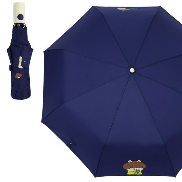 마니마니 클로버 완전자동우산 네이비 우산 유아우산 아기우산 아동우산 어린이우산 초등학생우산 캐릭터우산 캐릭터장우산 자동우산 3단자동우산