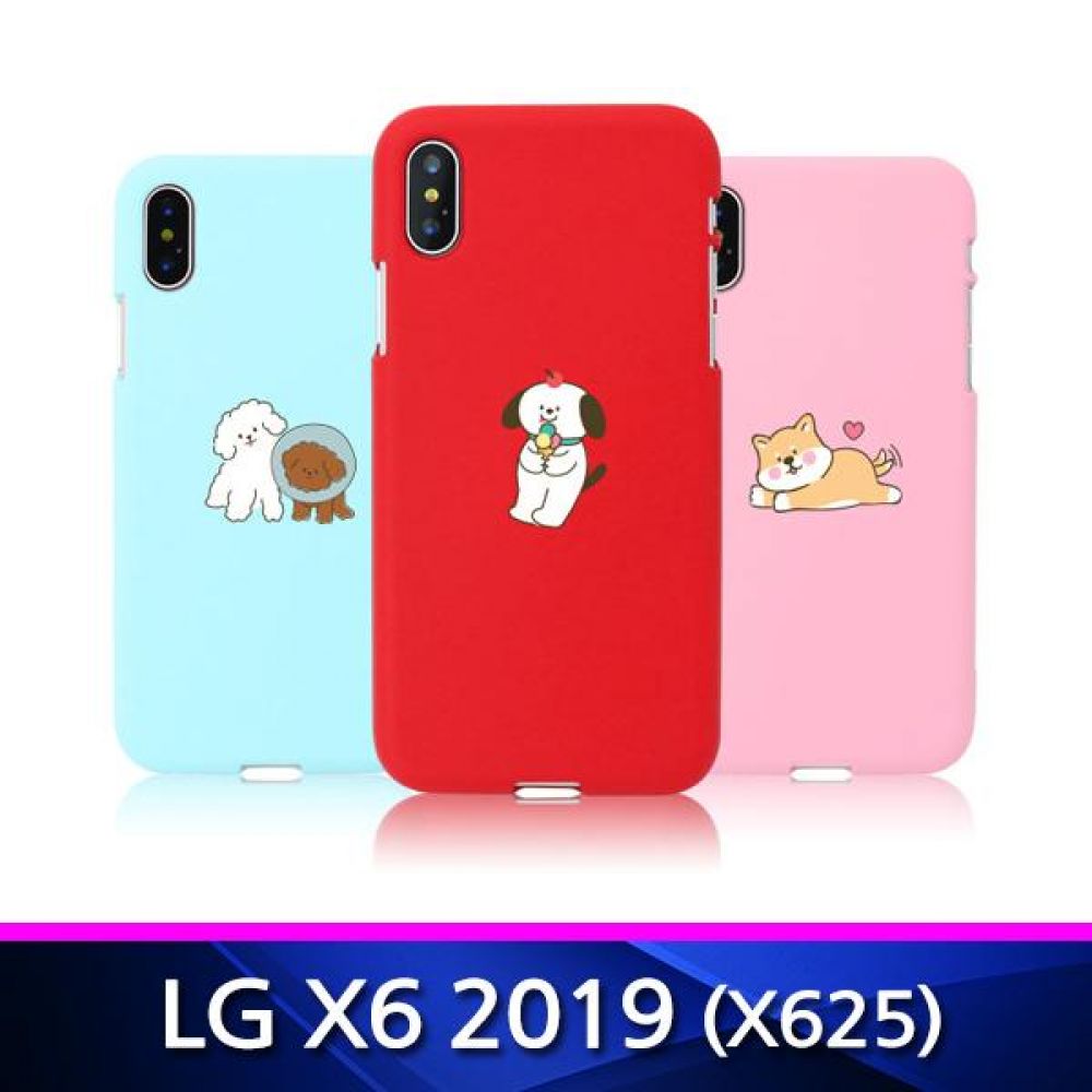 LG X6 2019 TZ 댕댕친구들 소프트 폰케이스 X625 핸드폰케이스 휴대폰케이스 젤리케이스 소프트케이스 X625케이스