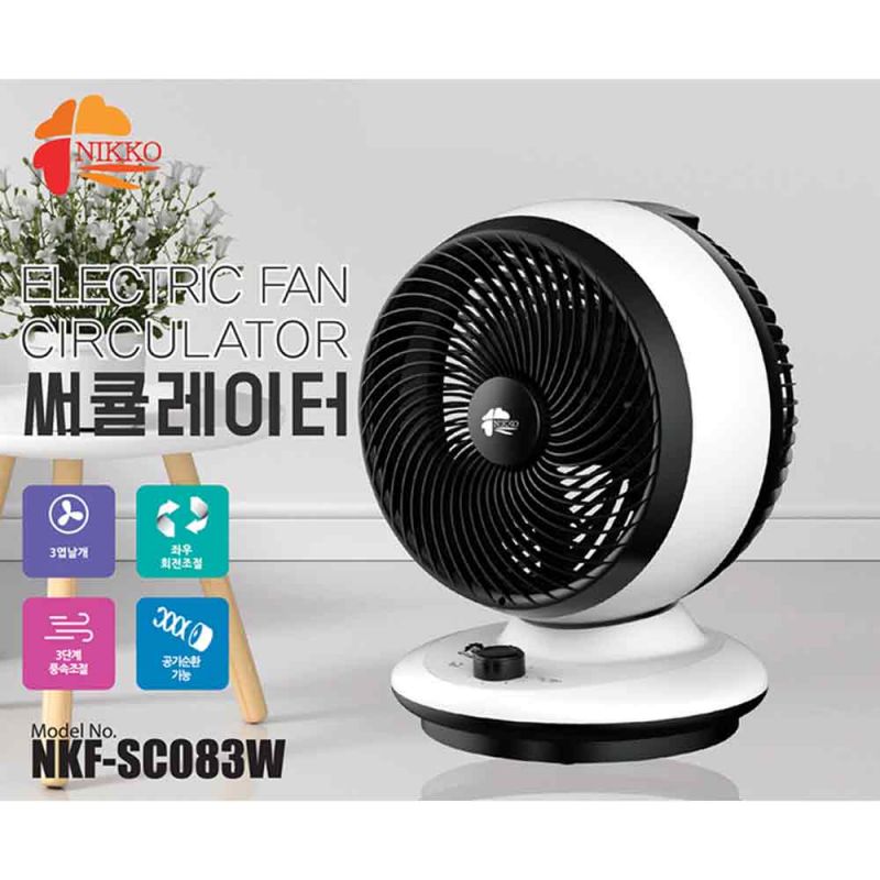NIKO 써큘레이터 83W 미니선풍기 소형선풍기 탁상용 가정용선풍기 미니에어컨 냉풍기 휴대용선풍기 핸디선풍기