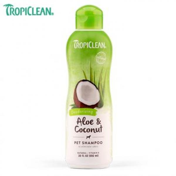 트로피크린 알로에 코코넛 샴푸 (약592ml) 애완목욕용품 애완용품 반려용품 반려미용 애완미용