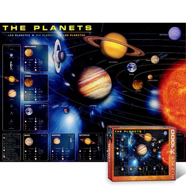 1000조각 직소퍼즐 - 태양계 행성 (유액없음)(유로그래픽스) 직소퍼즐 퍼즐 퍼즐직소 일러스트퍼즐 취미퍼즐