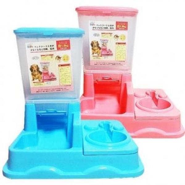 쥬쥬베 급식 급수기 (핑크) 애완용품 애묘식기 애완식기 식기 사료