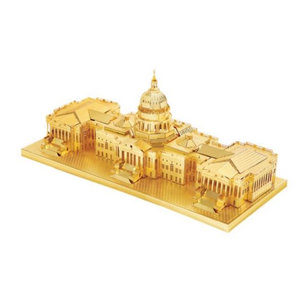 3D입체퍼즐 - 미국 국회(골드) (메탈미니)(메탈입체퍼즐) 메탈 메탈퍼즐 입체퍼즐 3d퍼즐 건축물