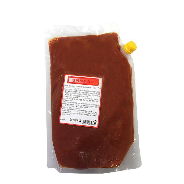 (냉장)칠리새우소스2kg 칠리새우 소스 소스류 식자재 식품