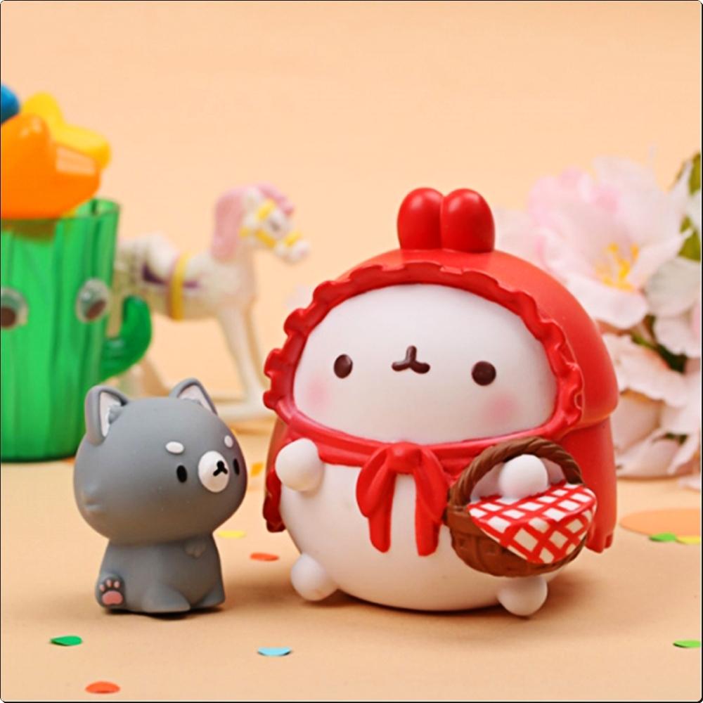 몰랑이 동화시리즈 피규어세트(빨간망토몰랑)(250651) 캐릭터 캐릭터상품 생활잡화 잡화 유아용품