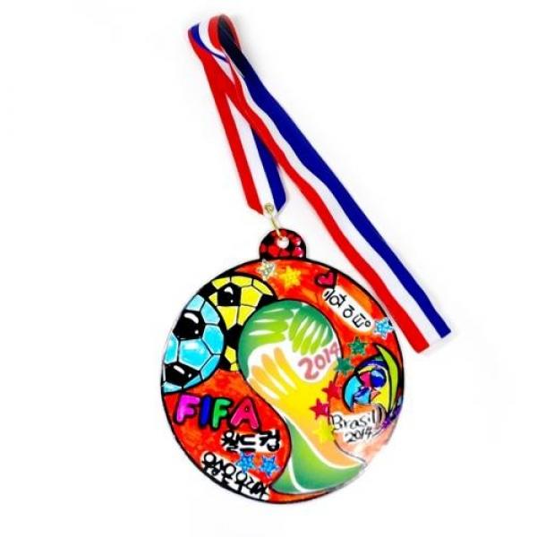 (만들기재료)월드컵 메달 만들기 5개묶음 만들기재료 월드컵만들기 메달만들기 응원 어린이집만들기 유치원만들기 만들기수업