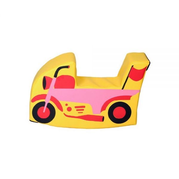 플리카체육매트 오토바이-노랑(방염항균) 안전매트 체조매트 놀이방매트 소음방지매트 유치원매트