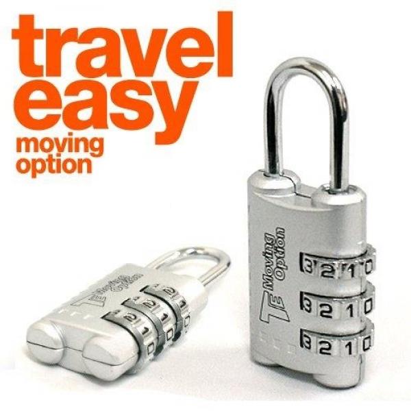 몽동닷컴 3다이얼 콤비 안전자물쇠 여행용품 소품 3다이얼 콤비 안전자물쇠