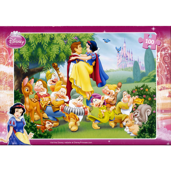 100피스 디즈니 직소퍼즐 - 백설공주와 왕자의 만남