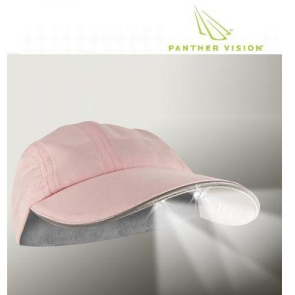 팬셜비젼(Panther Vision) 런너 LED 4구캡(핑크) 팬셜 팬셜비젼 등산 캠핑 야간 라이트 전등 산행 모자 낚시 등
