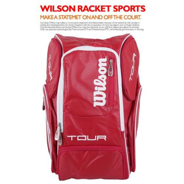 윌슨 WRZ843696 투어 백팩7 라지 레드 테니스가방 윌슨 윌슨테니스가방 테니스백 테니스가방 테니스백팩 테니스라켓가방 윌슨가방