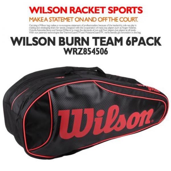 윌슨 WRZ854506 BURN TEAM 6PACK BKOR 테니스가방 라켓가방 테니스 윌슨가방 스포츠가방