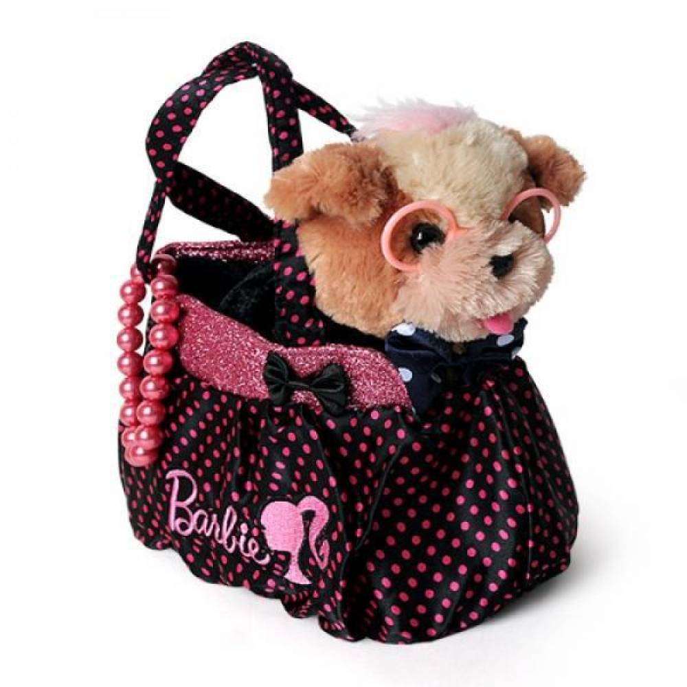 바비(barbie) 패션펫 가방-요키 강아지인형 인형 캐릭터인형 인형선물 애니멀인형 장식인형 퍼피 펫 도그 가방