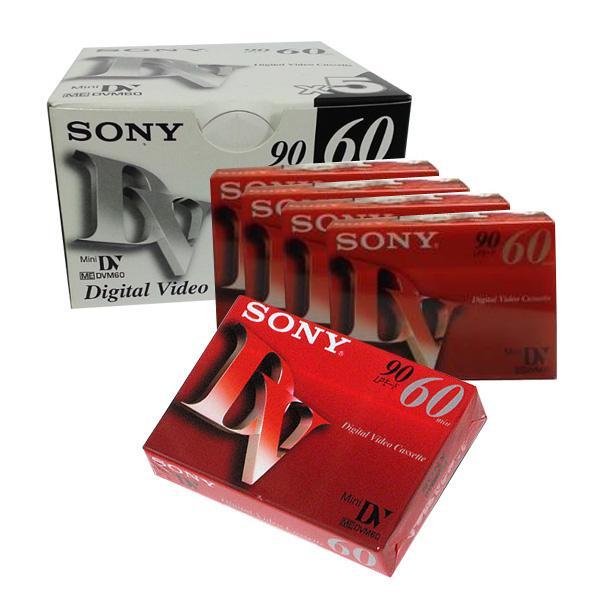 몽동닷컴 소니 6mm 미니 비디오카셋트 테이프 5매 소박스 카세트 테잎 카트리지 녹화테이프 캠코더