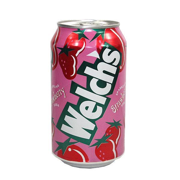 웰치스딸기음료 355ml 웰치스 음료수 딸기 식품 식자재