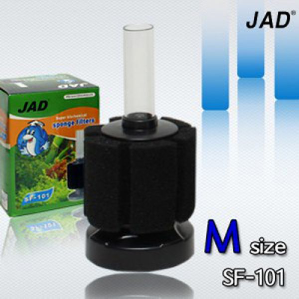 JAD 스텐드형 스펀지여과기-M SF-101 한강수족관 한강아쿠아 한라펫 관상어용품 여과용품 여과기 필터 외부 측면 걸이식