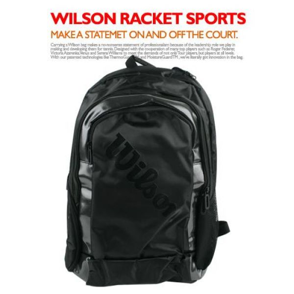 윌슨 WRR6148 BADMINTON BACKPACK 2 블랙 배드민턴 배드민턴가방 가방 라켓가방 윌슨
