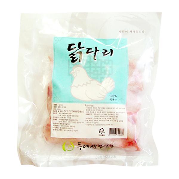 몽동닷컴 두레생협 닭다리(600g 무항 국산) 닭다리 닭 두레생협닭다리 두레생협 식품