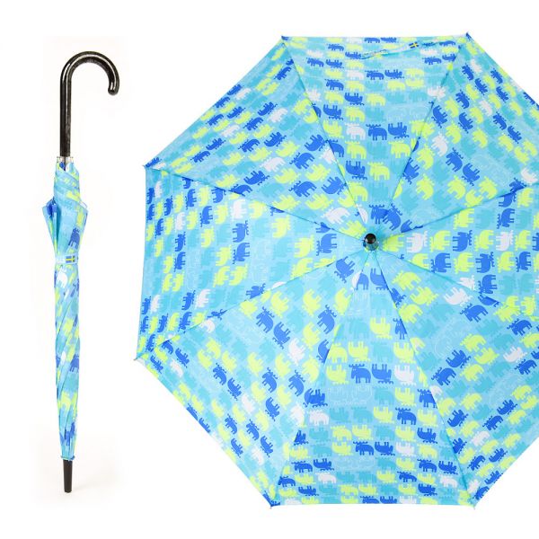 모즈 패턴 58 장우산-블루 우산 유아우산 아기우산 아동우산 어린이우산 초등학생우산 캐릭터우산 캐릭터장우산 자동우산 3단자동우산