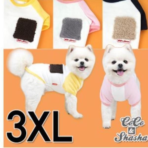코코앤샤샤 솔리드 포켓티셔츠 - 3XL(색상선택) 애견 애견옷 강아지옷 반려견옷 고양이옷 야옹이옷 강아지티셔츠 애견티셔츠 고양이티셔츠