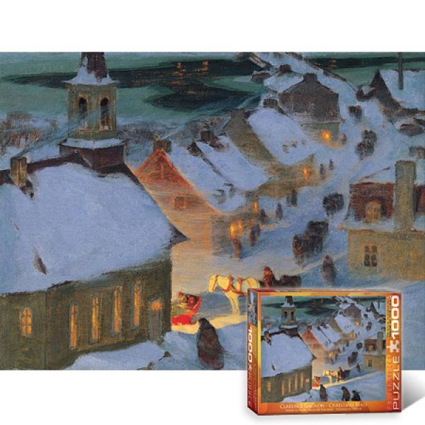 1000조각 직소퍼즐 - 로렌시아 마을의 크리스마스 (유액없음)(유로그래픽스) 직소퍼즐 퍼즐 퍼즐직소 일러스트퍼즐 취미퍼즐