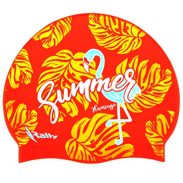KRUC101-ORG랠리 실리콘수모 수영모자 수영용품 수영모 수중운동용품 디자인수영모