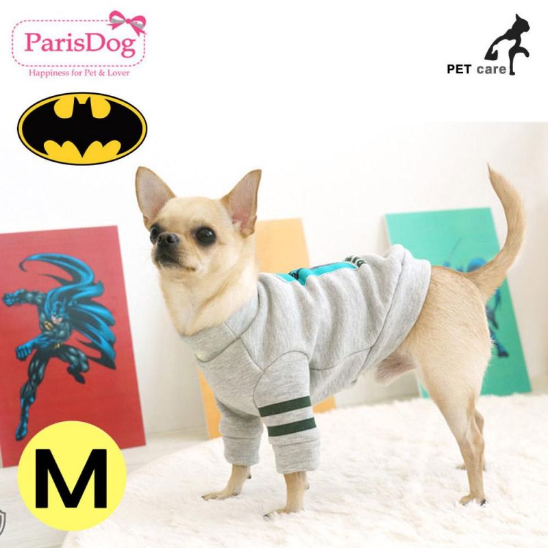 패리스독 배트맨 B디자인 티셔츠 (M) 강아지 티셔츠 T셔츠 애견용품 애완용품