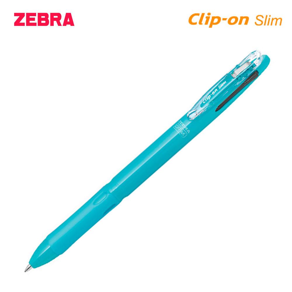 제브라 클립온 슬림 소프트 3색펜 (B3AZ14) 0.7mm (라이트블루) 볼펜 승진선물 입학선물 졸업선물 취업선물