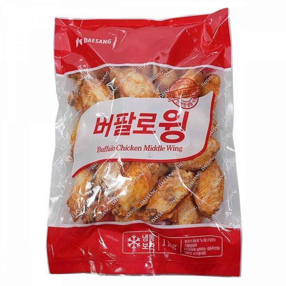 대상 버팔로 윙 1kg 치킨텐더 치킨스틱 핫윙 닭가공육제품 가공식품