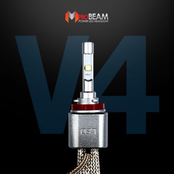 12V전용 LED안개등 엠프로빔V4(H8-H11타입) LED헤드라이트 LED전조등 LED안개등 전조등 H16 H11 H8 H4 H7 9005