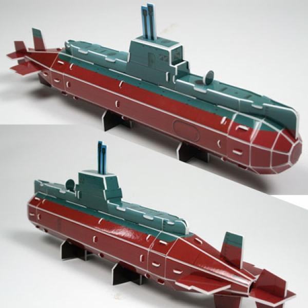 3D입체퍼즐 - 물속을 누비며 항해하는 비밀병기 잠수함 (배)(우드락모형) 우드락모형 우드락퍼즐 입체퍼즐 입체모형 3d입체퍼즐
