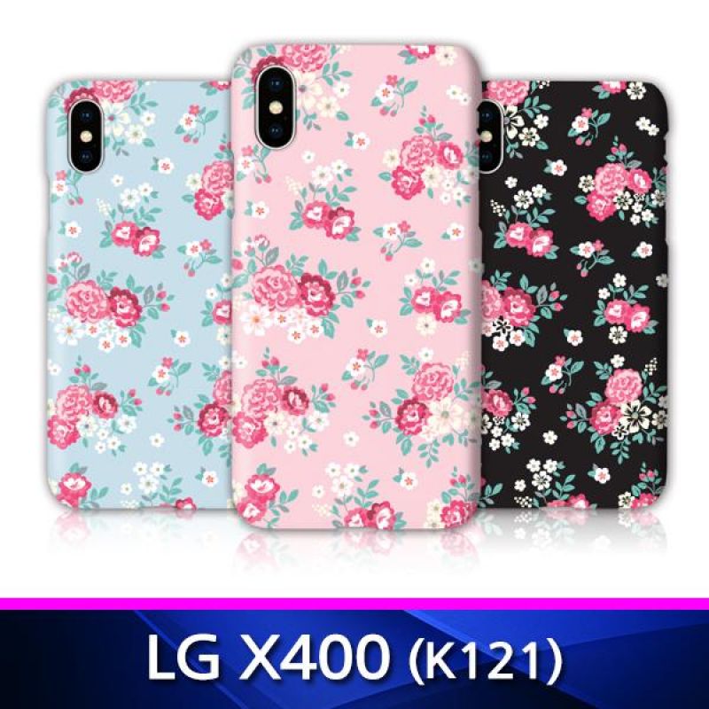 LG X400 TZ 로즈플라워 3D하드 폰케이스 K121 핸드폰케이스 휴대폰케이스 그래픽케이스 하드케이스 X400케이스