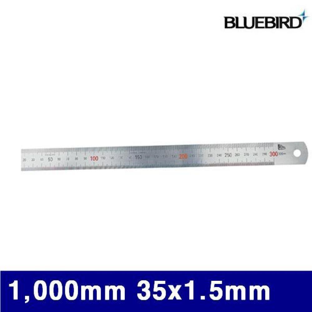 블루텍 4001353 스테인리스 철직자(유광) 1 000mm 35x1.5mm  (1EA)
