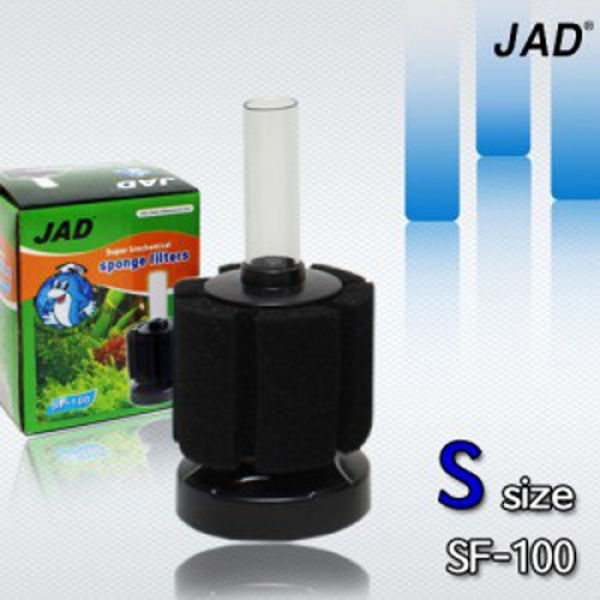 JAD 스텐드형 스펀지여과기-S SF-100 한강수족관 한강아쿠아 한라펫 관상어용품 여과용품 여과기 필터 외부 측면 걸이식