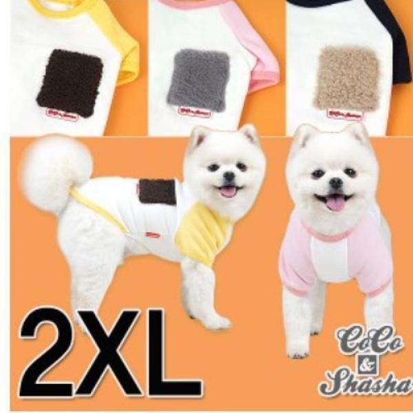 코코앤샤샤 솔리드 포켓티셔츠 - 2XL(색상선택) 애견 애견옷 강아지옷 반려견옷 고양이옷 야옹이옷 강아지티셔츠 애견티셔츠 고양이티셔츠