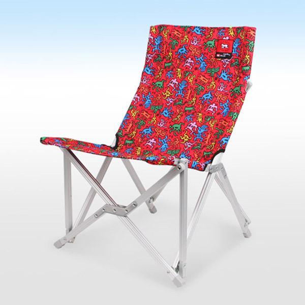 엔릿 키스해링 미니 이지체어 (레드) 캠핑용품 캠핑의자 휴대의자 캠핑장비 등산의자